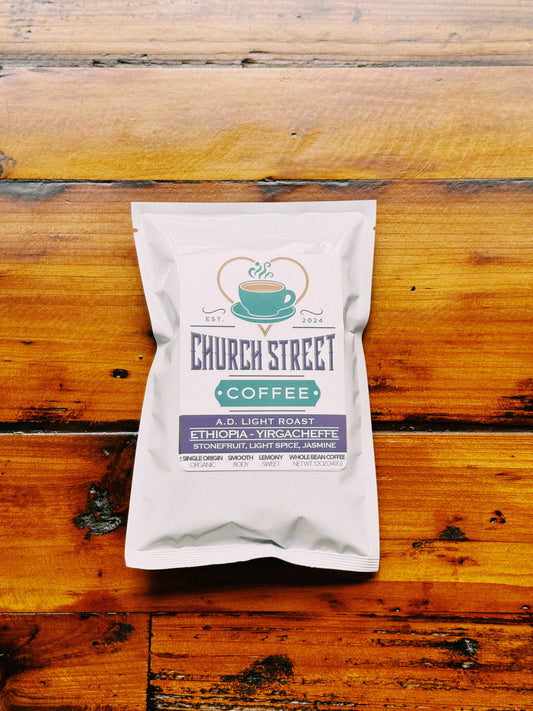 Ethiopia, Yirgacheffe Single Pot Coffee Pouches (ground)