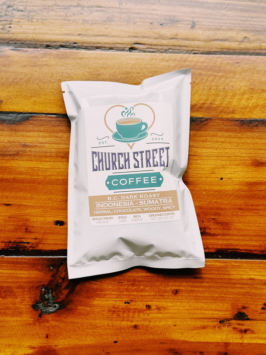 Indonesia Sumatra Single Pot Coffee Pouches (ground)